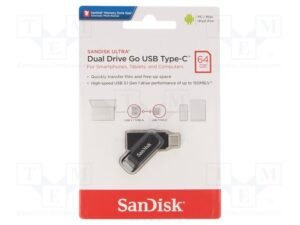 64GB TYPE C + USB DUAL OTG PANDRIVE