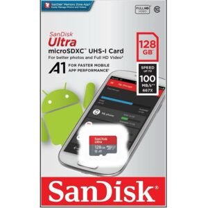 128 A1  Sandisk ultra memory card
